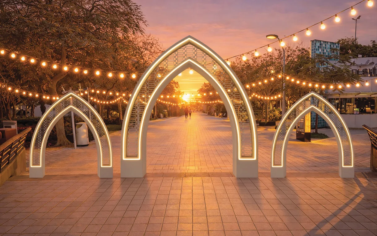Eid and Ramadan event installation